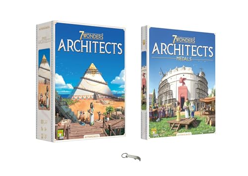 Set mit 7 Wonders Architects + Erweiterung Medals Französische Version + 1 Decap Blumie (Architects + Medals)