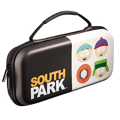 Numskull Offizielle South Park Hartschalen-Reisetasche für Nintendo Switch und OLED-Modell 2021 Konsole - Passt für 10 Spiele und Switch-Zubehör