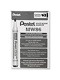 Pentel mw86-a Marker für Whiteboard Keilspitze Durchschnitt Tinte Lot de 12 schwarz
