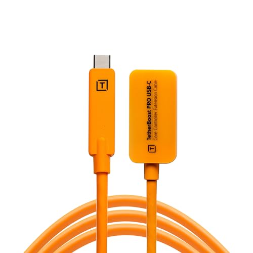 Tether Tools TetherBoost Pro USB-C Core Controller Extension Cable - Verlängerung für USB-C Kabel (orange)