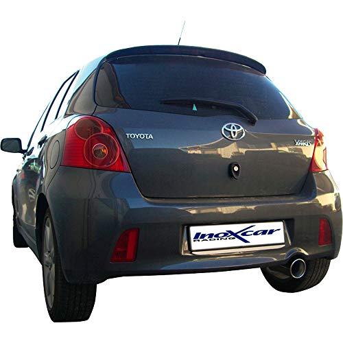 Inoxcar TOYA.04.102 100% Inox Sportauspuff für Toyota Yaris II 1.8TS (133PS) 2006- 102mm