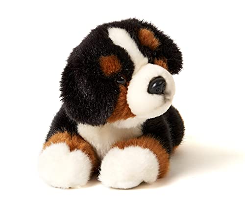 Uni-Toys - Berner Sennenhund Welpe, liegend - 24 cm (Länge) - Plüsch-Hund, Haustier - Plüschtier, Kuscheltier, HT-30110