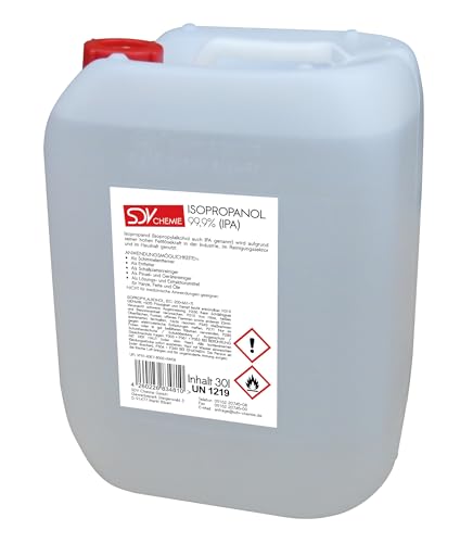 SDV Chemie Isopropanol Isopropylalkohol IPA 2-Propanol 99,9% 3X 30 Liter 30L Cleaner