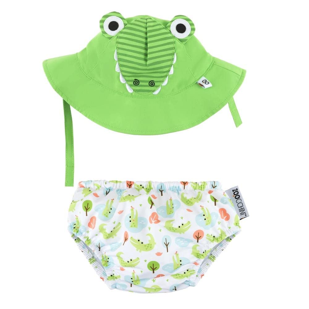 Zoocchini Kleidung und Accessoires für Babys, Modell Krokodil