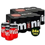 Coca-Cola ZERO SUGAR 2x Mini-Dosen 12x 150ml (3600ml) - Portions Dosen