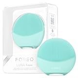 FOREO LUNA 4 mini Gesichtsreinigungsbürste & -Massage - Premium Hautpflege - Verbessert Aufnahme von Gesichtspflegeprodukten - Einfache Hautpflege-Tools - Für alle Hauttypen - Arctic Blue