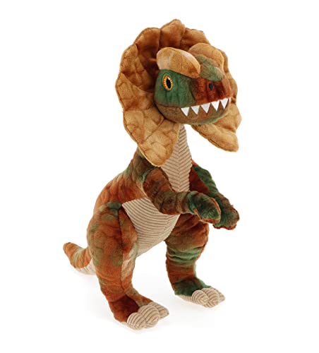 Keel Toys Keeleco SE2270 – Plüschtier, 100% recycelt, ökologisches Spielzeug für Kinder – Plüsch Dinosaurier Diloplosaurus 38 cm