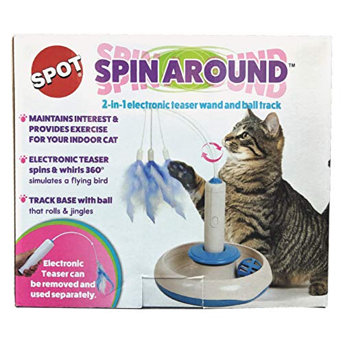 Spot Spin Around Cat Track 2-in-1 Katzenspielzeug, Mehrfarbig (52120)