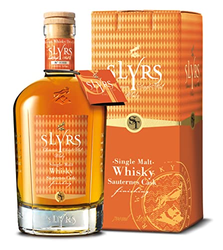 Slyrs Bavarian Single Malt Whisky Sauternes Finish mit Geschenkverpackung (1 x 0.7 l)