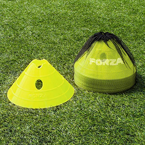 FORZA Fußball Superdome Training Markierungshütchen (Wählen Sie Ihre Farbe aus) (Gelb)