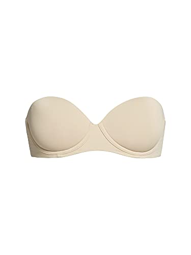 Calvin Klein Damen Push Up Strapless BH-Einlage, Beige (Bare 20N), (Herstellergröße: 0B34)