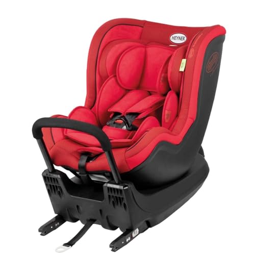 HEYNER® MultiFix TWIST 782120 drehbarer Kindersitz 360° Reboard ISOFIX Geburt bis 4 Jahre (racing red)