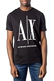 Armani Exchange Herren T-shirt 8nztpazjh4z T-Shirt, Schwarz, M