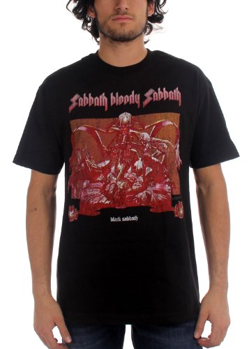 Black Sabbath T Shirt Sabbath Bloody Sabbath Band Logo offiziell Unisex Nue XXL