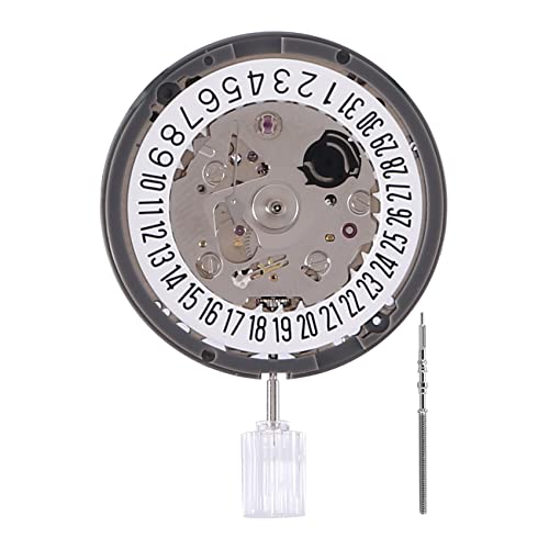 DINESA 24 Juwelen NH35A NH35 6-Uhr-Automatik-Mechanik-Uhrwerk 21600Bph Schwarzes Datumsfenster