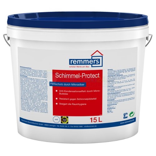 Remmers Schimmel Protect weiss - Emissionsarme Innenwandfarbe mit Mikrosilber 5 L