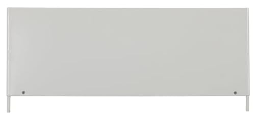 qpool24 Stecktrennblech freistehend, 800 x 140 mm (T x H), RAL 7035 lichtgrau für MULTIplus150-Fachböden