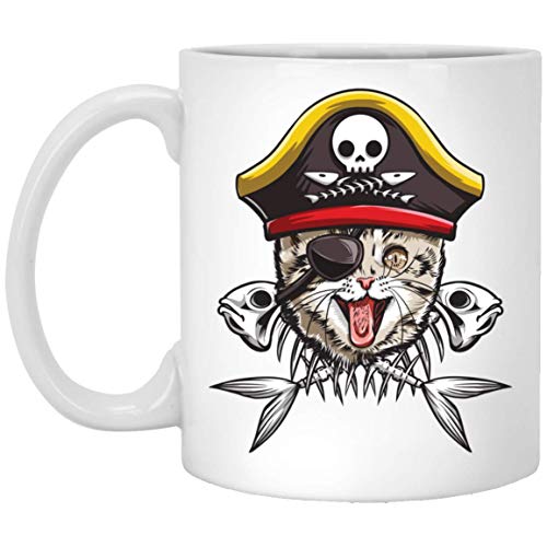 456 Kaffeebecher Keramik Tasse Kaffeetasse 330Ml Katzen-Piraten-Halloween-Erntedank