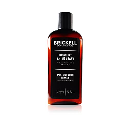 Brickell Men's Aftershave mit Sofortiger Linderung für Männer - 4 oz - Natürlich und Organisch