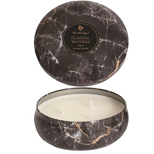 Glacial Waters Marble Candle Tin