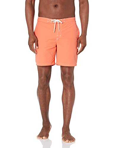 28 Palms 7" Inseam fashion-board-shorts, Coral, 40