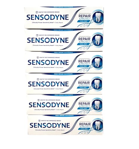 6 x SENSODYNE® Zahnpasta "REPAIR & PROTECT" - 75 ml