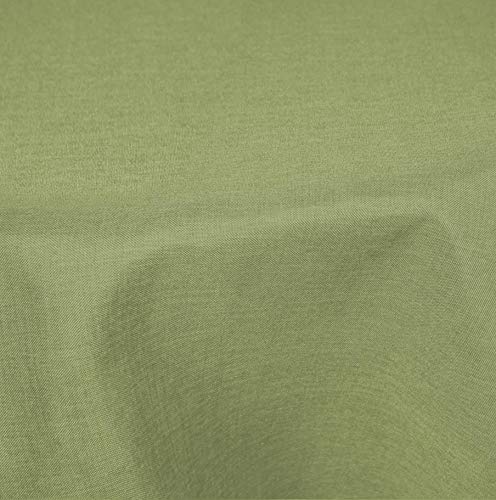 Tischdecke oval 160x220 cm Struktur Leinen-Optik beschichtet Wasser und Schmutz abweisend Lotuseffekt #1083 (hellgrün)