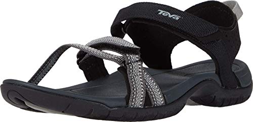 Teva Damen Verra Sandalen, Schwarz (Antiguous Black Multi Abml), 41 EU