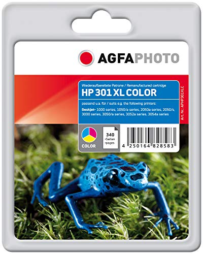 AgfaPhoto APHP301XLC Tinte für HP DJ1050, 340 Seiten, farbig, 13.5 x 10.8 x 4