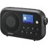 Sangean DPR-42BT Black Kofferradio DAB+, UKW Bluetooth® Schwarz