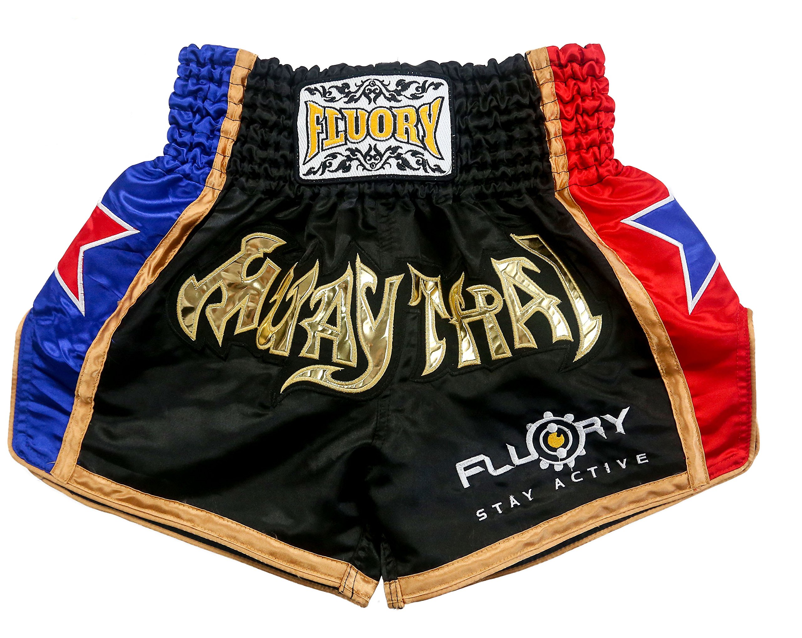FLUORY Muay Thai Fight Shorts, MMA Shorts, Kleidung, Training, Käfigbekämpfung, Grappling, Kampfsport, Kickboxen, Shorts