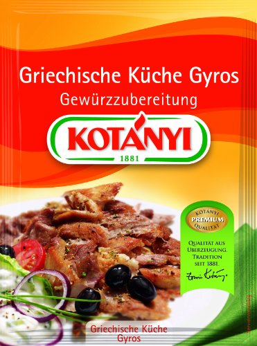 Kotanyi Griechische Küche Gyros Gewürzzubereitung, 5er Pack