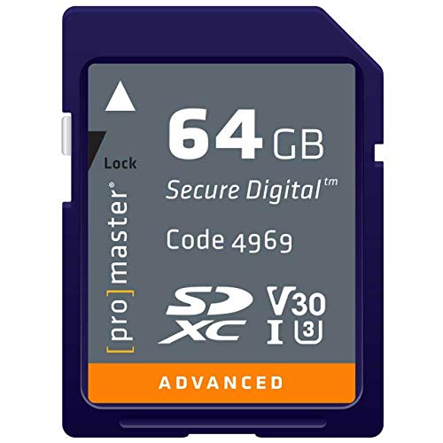 Promaster Advanced SDHC 64 GB Speicherkarte 633 X U3 V30