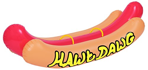 NPW NPW55054 Extra große Novelty Hot Dog Luftmatratze – Riesen Hawt von Pop Fix