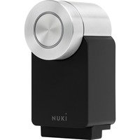 Nuki Smart Lock 3.0 Pro, smartes Türschloss mit WiFi-Modul für Fernzugriff, elektronisches Türschloss macht das Smartphone zum Schlüssel, mit Akku Power Pack, AV-TEST-geprüft, schwarz