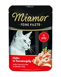 Miamor Feine Filets in Jelly Huhn in Tomatenjelly 24x100g
