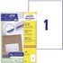 Avery-Zweckform 3478 Universal-Etiketten 210 x 297mm Papier Weiß 100 St. Permanent haftend Tintenst