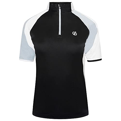 Dare2b Women's Compassion Jersey Cycle Clothing, Black/White, 18