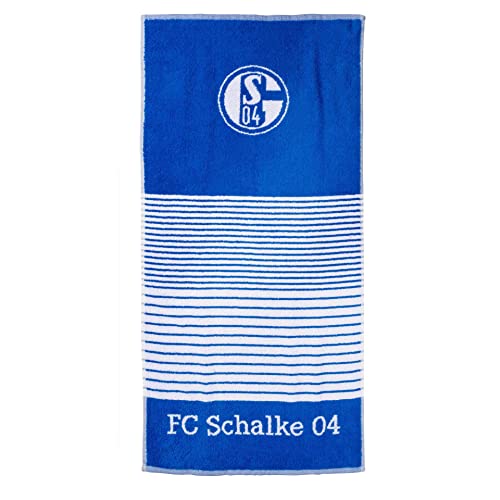 FC Schalke 04 Frottier Streifen königsblau (70 x 140 cm)