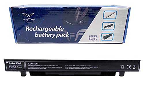 FengWings® A41-X550A 14,4V 2600mAh Laptop Akku Ersetzen Für ASUS X450CA X450EA X550CA X550CC X550LA X550LB X550LD X550JD X550JK X550LN X550VC X550EP X550WE X552CL X552EA FX50JK F550C R510CA