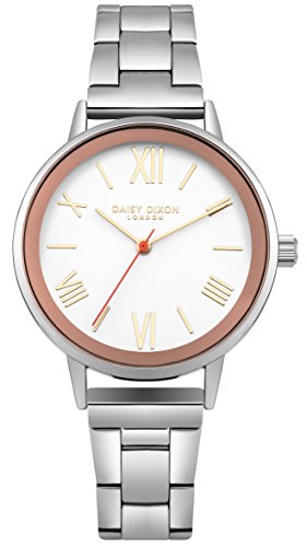 DAISY DIXON Damen Analog Quarz Uhr mit Edelstahl Armband DD047SM