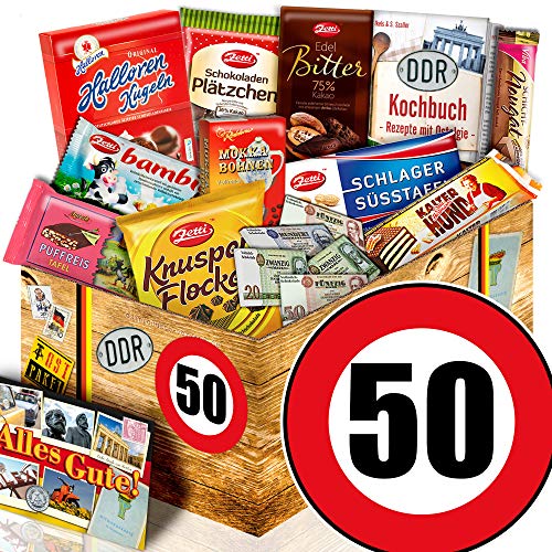 Geschenk zum 50. Geburtstag - DDR Set Schokolade - Geburtstag 50