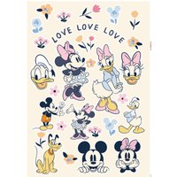 Komar Deko-Sticker Love Love Love 50 x 70 cm