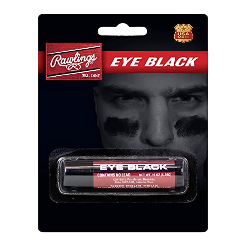 Rawlings Herren Eye Black, schwarz, Einheitsgröße