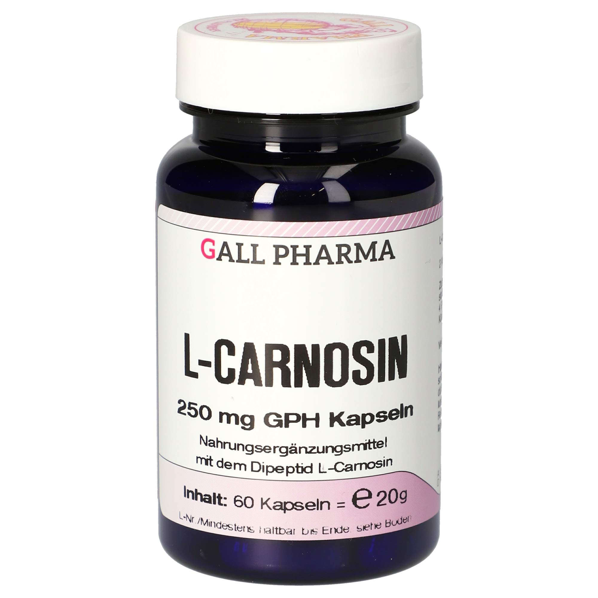 Gall Pharma L-Carnosin 250 mg GPH Kapseln, 1er Pack (1 x 60 Stück)