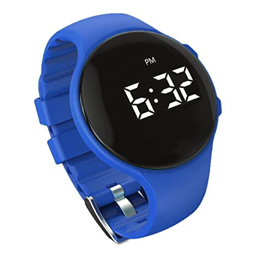 e-vibra Vibrationsalarm-Uhr mit Sperrbildschirm, wie Toilettentrainingsuhr, Arzneimittelwarnuhr (Royal Blue)