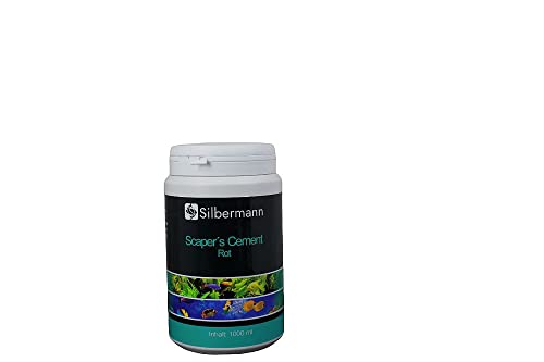 Silbermann Scaper´s Cement, Aquarien Zement, Aquarien Mörtel (1200 g, rot)