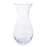 Dartington Crystal Flower Garden Blattwerk Vase, transparent