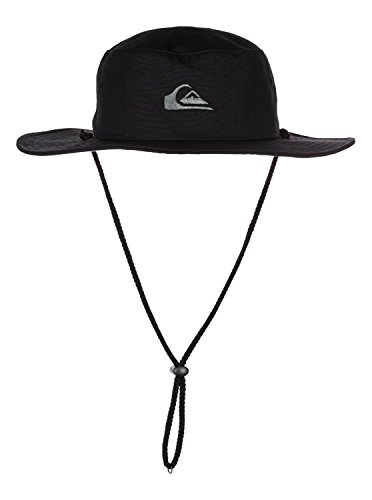 Quiksilver Herren Bushmaster Floppy Sun Beach Hat Baseball Cap, Black3, X-Large