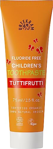 Urtekram Children's Toothpaste Tuttifrutti BIO, 75 ml (6 x 75 ml)